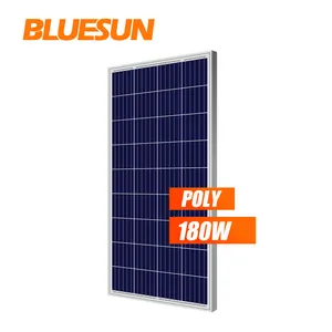 Bluesun حار بيع الألواح الشمسية 160W 170W 180W 190W 36 خلية PERC الألواح الشمسية مع شهادة كاملة المستخدمة في النظام الشمسي