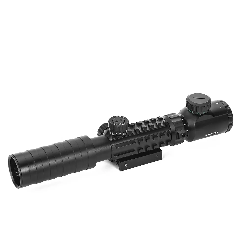 Hy Jacht Riflescope Optical Sight <span class=keywords><strong>Gun</strong></span> <span class=keywords><strong>Accessoires</strong></span> <span class=keywords><strong>3</strong></span>-9X32EG Verlichting Mono Scope Met 21 Mm <span class=keywords><strong>3</strong></span>-Side Montage