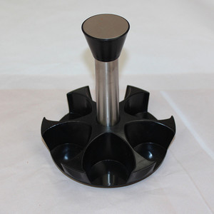 Hot bán giá bán buôn thiết kế lạ mắt xoay Glass gia vị Jar Rack Set gia vị lọ Set với Rack - Product Image 3