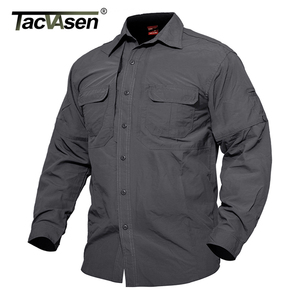 Venta al por mayor Tacvasen al aire libre de pesca de nylon tela de la camisa para hombre camisa de golf - Product Image 3
