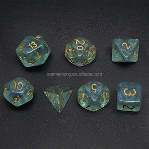 <span class=keywords><strong>Jeu</strong></span> de dés MTG DND en résine fait main-7 dés <span class=keywords><strong>RPG</strong></span> polyédriques personnalisés pour jeux de table, cadeau unique pour les joueurs avec boîte de rangement - Product Image 2