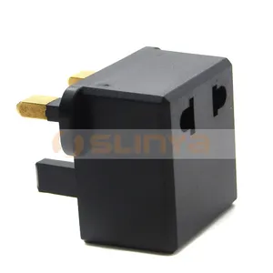 Easy Converter EU to UK Adapter Wall Universal Travel Power Socket Plug Adapter