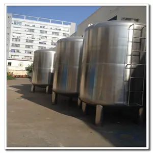 500L 304 SS high quality strong 20000 liter water tank for ro water tank of stainless steel water tank