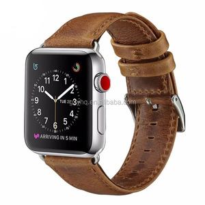 Correa de Reloj Inteligente de Cuero Retro de Lujo para <span class=keywords><strong>Apple</strong></span> <span class=keywords><strong>Watch</strong></span> de 40 mm/44 mm <span class=keywords><strong>con</strong></span> Conector Impermeable - Product Image 2