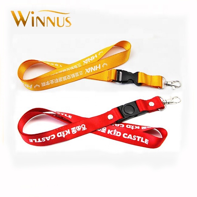 Mobile Phone Camera Satin Polyester Grosgrain Ribbon Card Holder logo Print Custom Neck Lanyard With logo