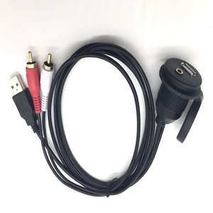 La instalación en el vehículo de <span class=keywords><strong>USB</strong></span> 2,0 <span class=keywords><strong>jack</strong></span> de audio de 3,5mm <span class=keywords><strong>a</strong></span> 2rca de extensión de <span class=keywords><strong>cable</strong></span> - Product Image 6