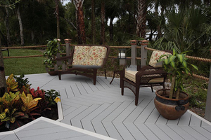 Promotion prix <span class=keywords><strong>planche</strong></span> de terrasse composite creuse pour balcon étanche wpc platelage de terrasse - Product Image 4