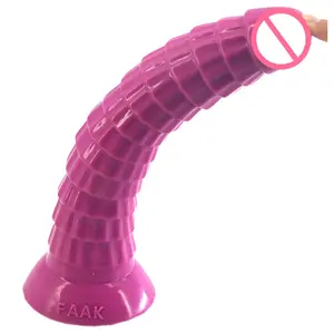 FAAK 26.9cm wellenförmige fördern höhepunkt dildo sex spielzeug Juguetes sexuales butt plug sex spielzeug anal für großhandel