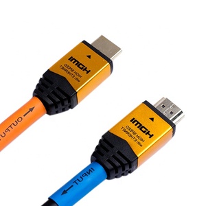 Chapado en oro de carcasa de aluminio cable <span class=keywords><strong>hd</strong></span> cable 2,0 de apoyo 1080 p ¡3D 4 K para HDTV- portátil sistema de <span class=keywords><strong>cine</strong></span> en casa - Product Image 4