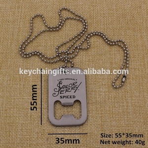 Dụng Cụ Mở Chai Thẻ Chó Bằng Kim Loại Tùy Chỉnh Vòng Cổ Thẻ Có Logo - Product Image 3
