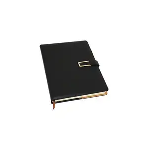 New Design Custom Composition Agendas 2019 Notebook Pu Leather Cover Notepad With Logo Printed