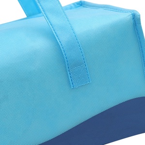 Fábrica de aluminio térmica de <span class=keywords><strong>comida</strong></span> Pizza carne helado cerveza azul no tejida de la entrega de alimentos refrigerador aislado bolsa de - Product Image 3