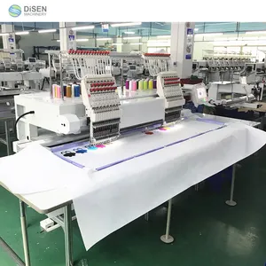 Industriële multi kleur grootformaat borduurmachine 2 koppen