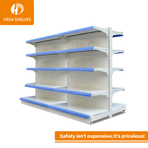 Nuovo <span class=keywords><strong>design</strong></span> a doppia lato Smart <span class=keywords><strong>design</strong></span> decorativo in <span class=keywords><strong>metallo</strong></span> di vetro scaffale del supermercato - Product Image 1