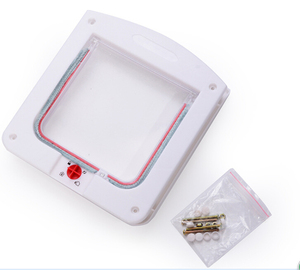 Venta caliente puerta <span class=keywords><strong>para</strong></span> mascotas, perro y gato puerta/4 maneras PET puerta/gatera - Product Image 3