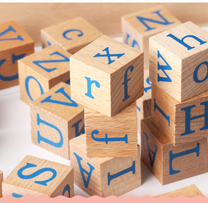 Eco-friendly naturale blocchi di figura giocattolo di legno blocchi di costruzione del giocattolo set - Product Image 6