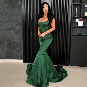 Turquesa de las mujeres gordas gran culo fotos tipo Formal Plus tamaño vestido de noche largo - Product Image 1