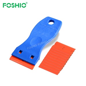 Có thể thay đổi Blade Phong Cách Cầm Tay Cửa Sổ Scraper Keo Kẹo Cao Su Cleaner Scraper Nhựa - Product Image 5