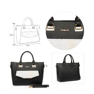 High Quality Factory Wholesale Pu Handmade Leather Bag College Style Women's Bag