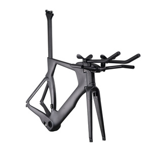Cadre de vélo de triathlon en fibre de carbone, vélo de course contre la montre, - Product Image 1