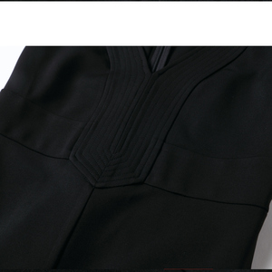 <span class=keywords><strong>Nero</strong></span> <span class=keywords><strong>elegante</strong></span> del vestito boutique di moda vestito su misura - Product Image 5