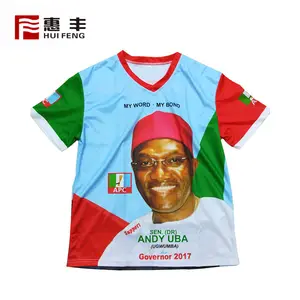 Top Selling Quality Short Sleeve Election Campaign T Shirt Custom Printing