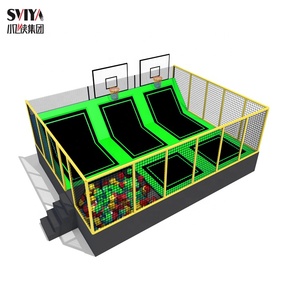 Grand château de saut à l'élastique Plan d'affaires Salle de sport Trampoline Parc Équipement <span class=keywords><strong>Prix</strong></span> fournisseur - Product Image 6