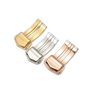 18Mm 20Mm Đồng Hồ Khóa Thép Không Gỉ Ban Nhạc Đồng Hồ Phụ Kiện Cho T-G Heue Gấp Kim Loại Clasp Nhà Máy Trực Tiếp Bán - Product Image 4