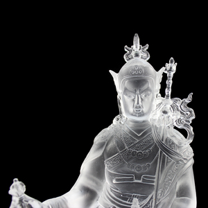 2019 nouveau cristal artisanat décoration de la maison cadeaux cristal verre sculpture Statue de Bouddha - Product Image 6