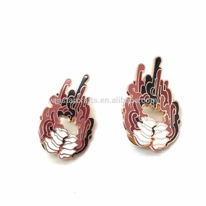 2018 alta calidad placa de metal chapado en <span class=keywords><strong>oro</strong></span> alas Pines de solapa para traje de los hombres China - Product Image 6