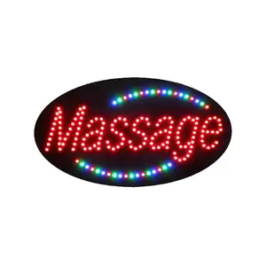 15x27 Zoll helle LED offenes Schild Elektronische beleuchtete Schilder für Massage, Schaufenster, Ein/Aus/Blinkende Modi
