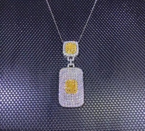 Custom AGL reale rosa del <span class=keywords><strong>diamante</strong></span> del pendente della farfalla 18k <span class=keywords><strong>collana</strong></span> in oro per le donne - Product Image 5