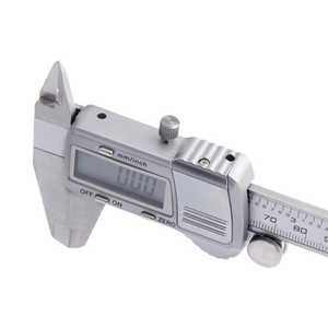 Calibro a corsoio digitale <span class=keywords><strong>6</strong></span> pollici <span class=keywords><strong>150mm</strong></span> in acciaio inossidabile calibro elettronico in metallo micrometro strumenti di misurazione della profondità - Product Image 6