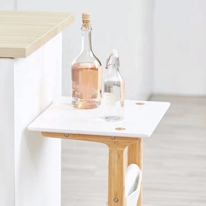 Elegante sofá <span class=keywords><strong>mesa</strong></span> <span class=keywords><strong>lateral</strong></span> se desliza de la habitación de madera y bambú - Product Image 5