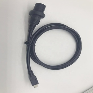 ミニ5ピンパネル取り付けコネクタ付き女性用ミニ<span class=keywords><strong>USB</strong></span>ケーブルに防水男性用
