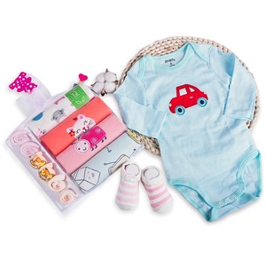 MOQ basso Appena Nato di Buona Qualità Super Confortevole Inverno Cotone Organico <span class=keywords><strong>Vestiti</strong></span> Del Bambino <span class=keywords><strong>Per</strong></span> Il Sacchetto Del Regalo - Product Image 5