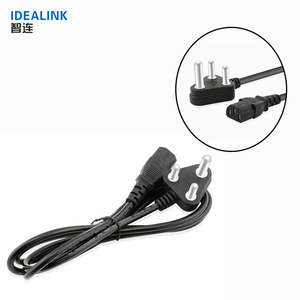 Hecho en China económico 16A 250 V cable eléctrico 3 pin Sur África cable <span class=keywords><strong>de</strong></span> alimentación para computadora - Product Image 5