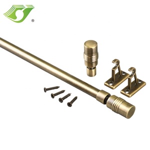 STARDECO Supporti per Asta Tenda <span class=keywords><strong>in</strong></span> <span class=keywords><strong>Ferro</strong></span> Battuto Decorativo, Stile Europeo Semplice, Elettroplaccato <span class=keywords><strong>in</strong></span> Alluminio, Vendita Calda - Product Image 3