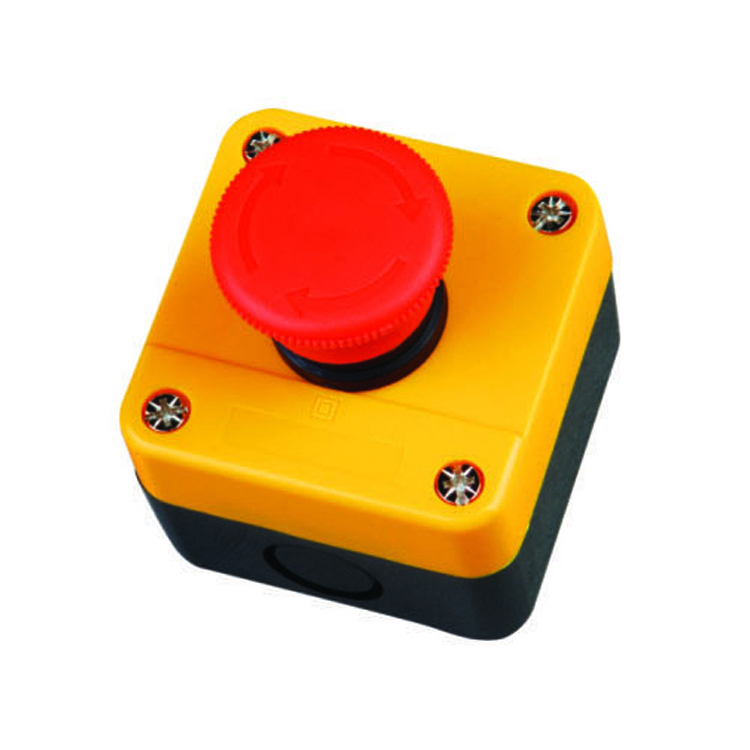 Red Mushroom Dừng Khẩn Cấp Push Button Chuyển E-stop Hộp Điều Khiển