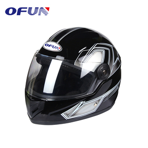 Caschi Integrali per Moto OFUN di Alta Qualità Personalizzati Neri Casque De Moto - Product Image 3