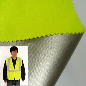 100% Poliestere Fluorescente Tessuto Riflettente per il Traffico Uniforme Della <span class=keywords><strong>Polizia</strong></span>/Vestiti di Sicurezza - Product Image 1