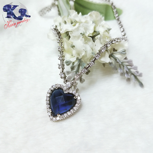 Bijoux <span class=keywords><strong>reall</strong></span> en argent plaqué or blanc, pendentif en forme de cœur, pour la saint-valentin, 925 - Product Image 4