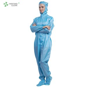H-1110 vô trùng autoclavable chống tĩnh điện ESD phòng sạch Coverall chống tĩnh điện Jumpsuit - Product Image 4