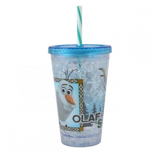 Congelados de plástico-<span class=keywords><strong>Olaf</strong></span> Freezable de gel de vaso con pajita - Product Image 2