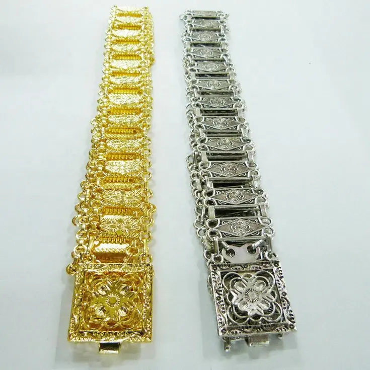 Waterproof Hot Selling Fashion Alloy Eco-Friendly Gold Lady Women Metal Belt