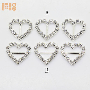 Bán Buôn May Mặc Trang Trí Ghế Sash Khóa <span class=keywords><strong>Ribbon</strong></span> Tim Khóa Thanh Trượt Cho Lời Mời Đám Cưới - Product Image 2