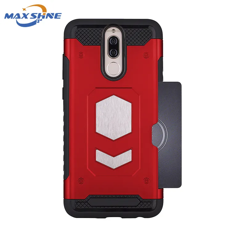 Max, 광택, red color 보호 phone case 대 한 huawei mate 10 lite 2018 smart 폰 cover