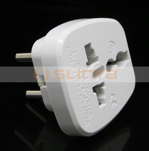 Universal Socket to South Africa/<strong>India</strong> <strong>Adapter</strong> with Safety Shutter, South Africa AC Power Plug Adaptor - Product Image 1