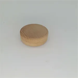 Caja de anillo redondo de madera, caja de regalo de joyería de tubo