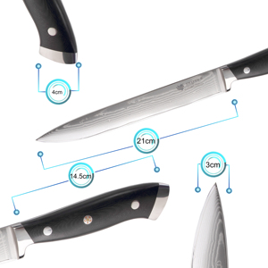 <span class=keywords><strong>Cuchillo</strong></span> de Chef para Cortar Filetes de Pescado de 20 cm, de Alta Calidad - Product Image 4